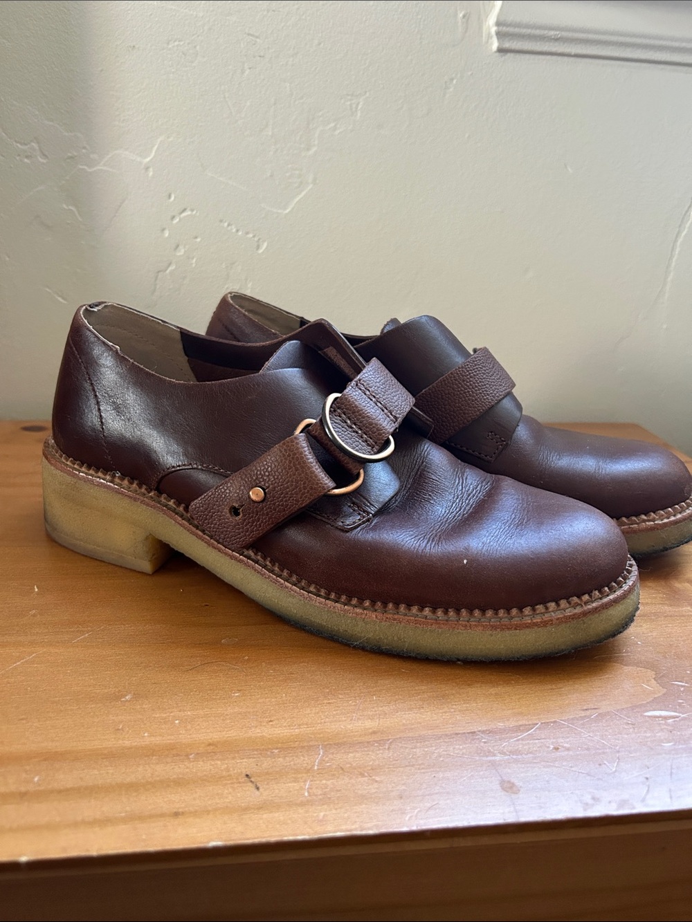 ‘Clarks Originals’ Monk Strap Shoes